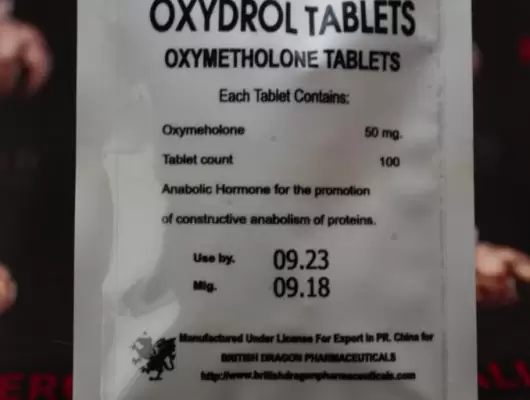 Oxydrol 50 mg, British Dragon