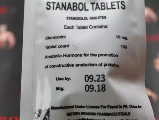 Stanabol tablets 10 mg (British Dragon)