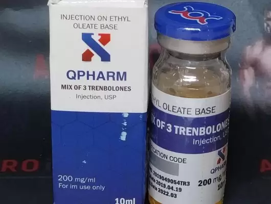 QPHARM MIX OF 3 TRENBOLONES 200 мг/мл - ЦЕНА ЗА 10МЛ